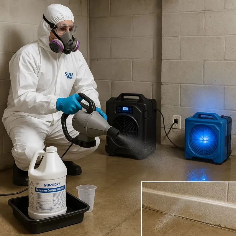 Sanitization and Odor Removal process in Hillsborough, NC